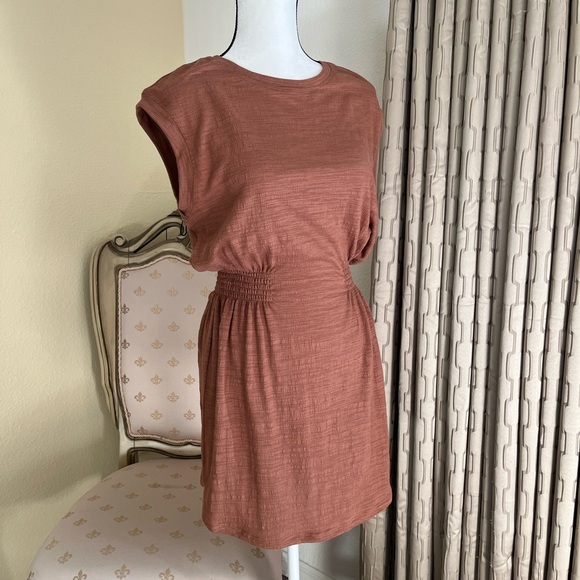 Z Supply NWT Rowan Textured Bronze Knit Sleeveless Dress. Size Medium - Picture 7 of 7